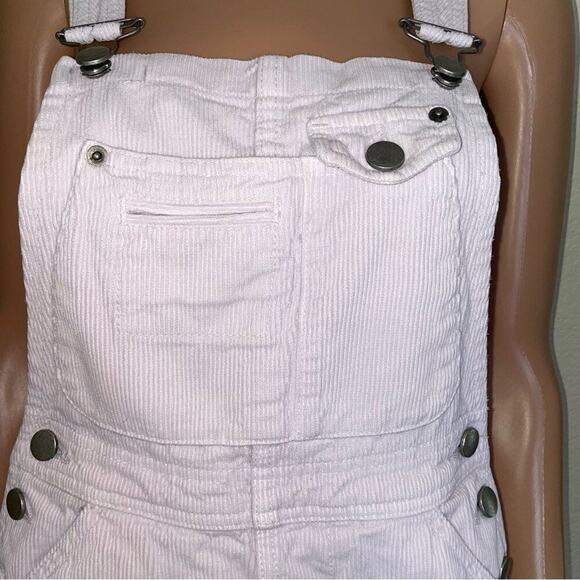 Asos//denim Curduroy pale purple overall dress romper multiple pockets SZ UK 4 - Picture 7 of 11